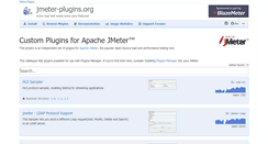 Desktop Screenshot of jmeter-plugins.org