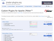 Tablet Screenshot of jmeter-plugins.org